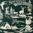 thumbnail image 2 of Makers Collective Camp Wandawega Souvenir Green Decorative Pillow, 20"X20", 2 of 6