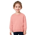 thumbnail image 4 of Zecgelong Kids Pullover Sweater Soft Casual Crewneck Top For Boys And Girls Comfortable Childrens Outerwear Daily Wear Play Outfit Pink,Size 6-12 Months, 4 of 7
