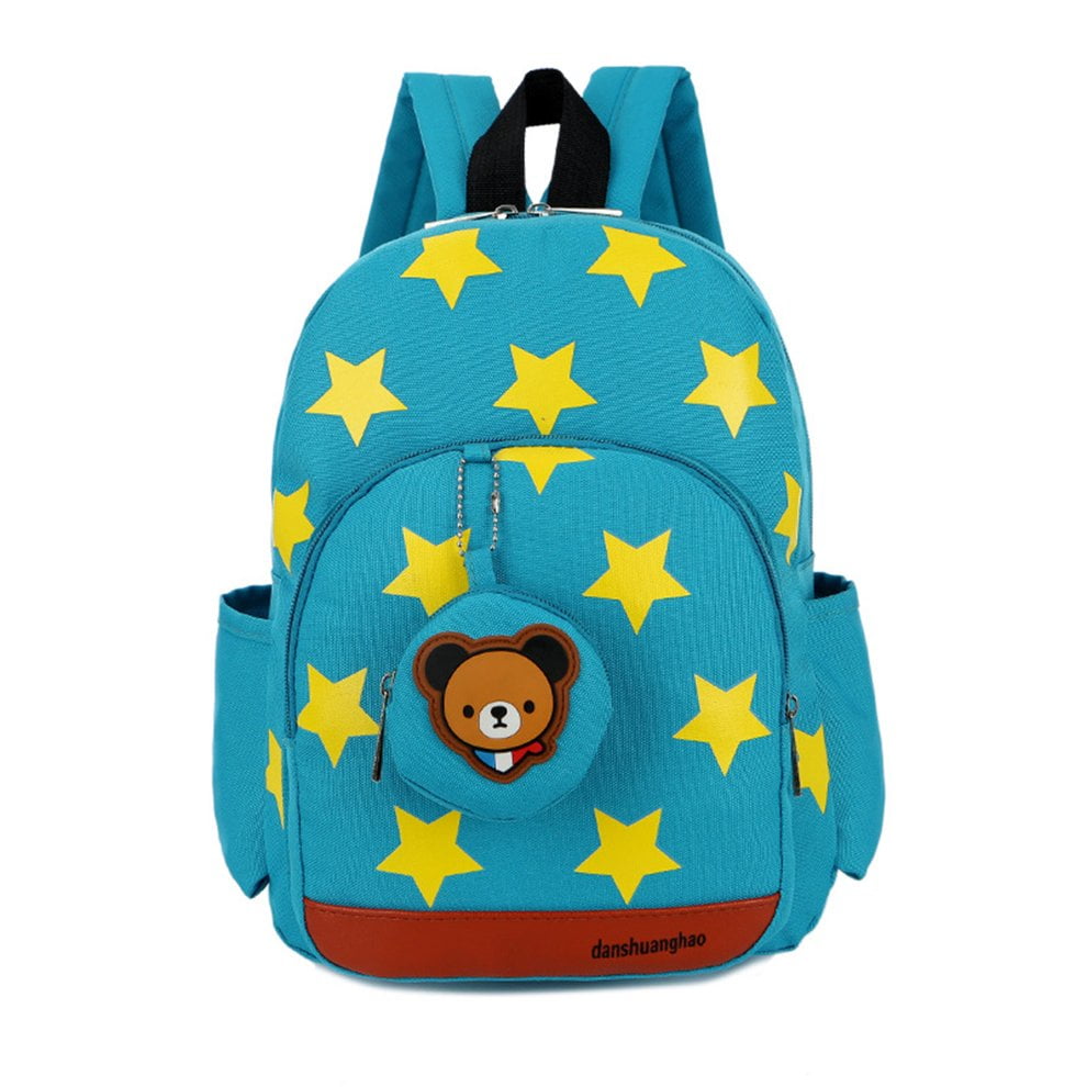 Stars Printed Pattern Cute Children Backpack Outdoor Adjustable Strap Large Capacity For Student Kindergarten School... by