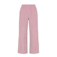 thumbnail image 5 of Mlzmgr Capri Pants for Women High Waisted Striped Wide Leg Loose Fit Lightweight Casual Summer Beach Capris with Pockets, 5 of 5