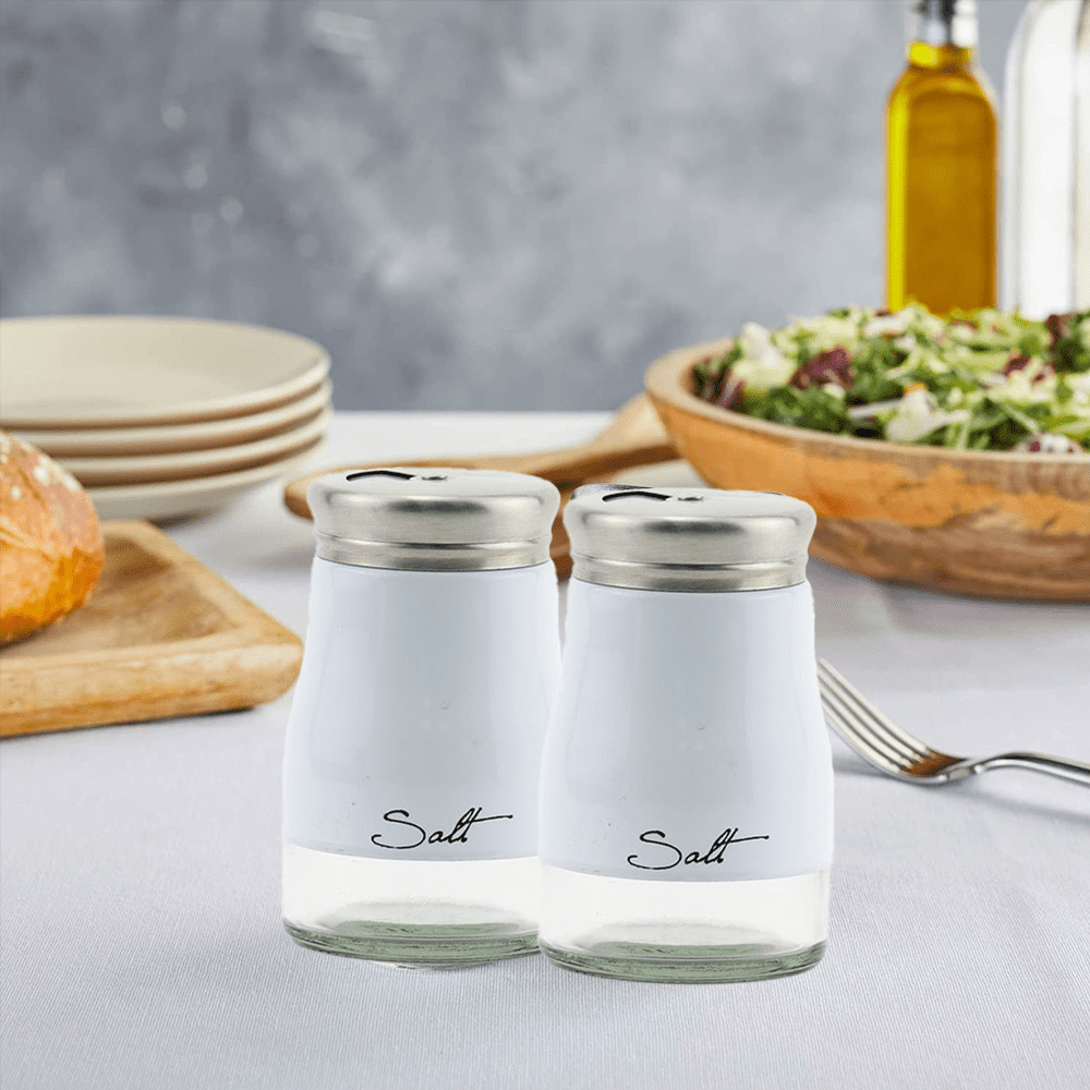 Stainless Steel Salt and Pepper Shakers with Glass Bottom, Modern Kitchen  Accessories - Walmart.com, image size:1000x1000