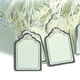 thumbnail image 4 of 500pcs Etiquetas de precio de joyería blanca Etiqueta de exhibición de ropa Tarjeta de mensaje de de precio de papel cuadra, 4 of 9