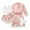 Pink, variant on Spring Savings Clearance Lindreshi Lingerie Sets for Women 2pc Set 4-Piece Women Sexy Garter Lingerie Set Robes Lace Bodysuit Deep-V Neck Underwear