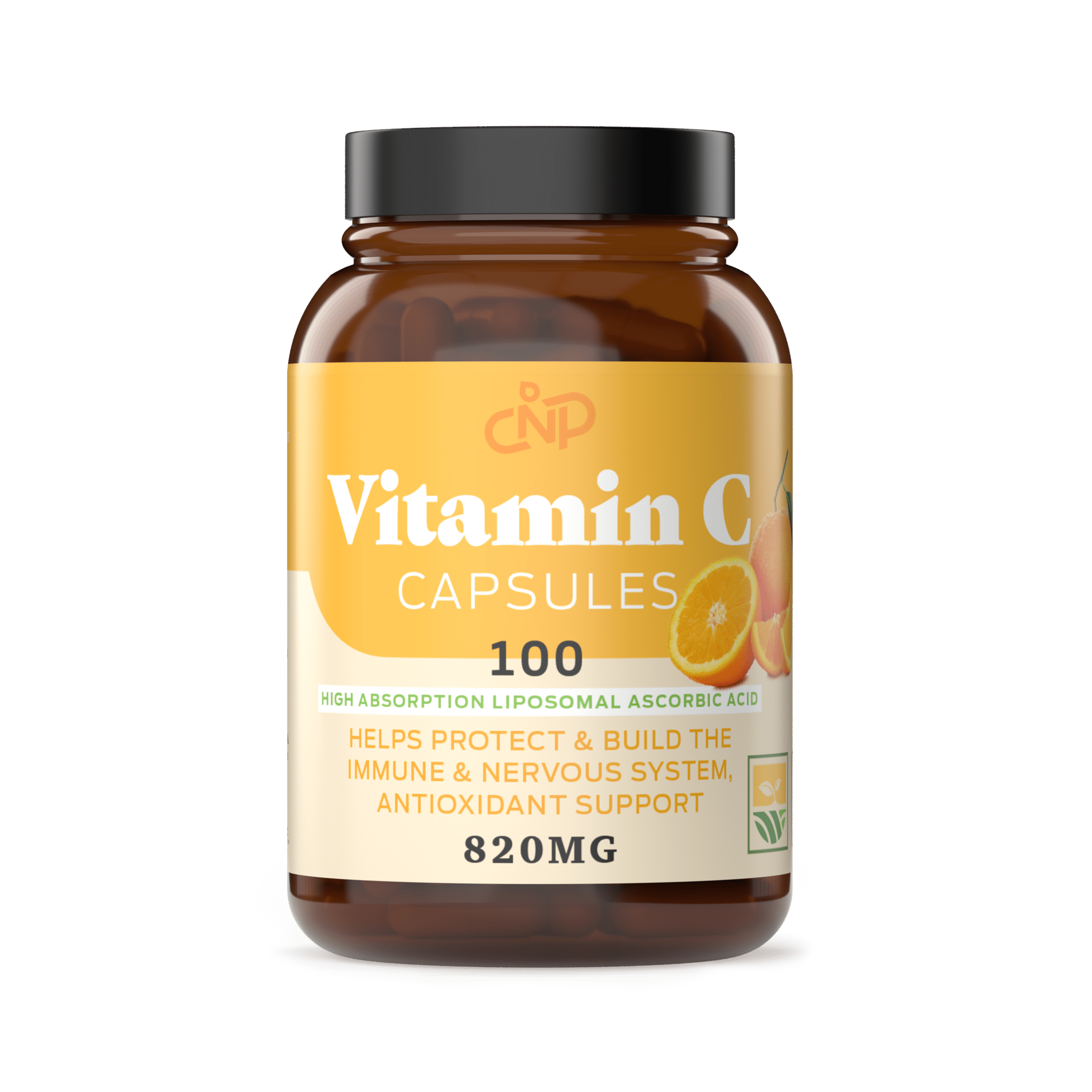 Vitamin C Capsules - Pure Vitamin C Liposomal Capsules, Immune Support, Enhanced Absorption, Antioxidant Defense*