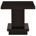thumbnail image 4 of Reston 3-piece Square Coffee and End Table Set Cappuccino, 4 of 10