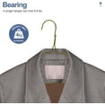 thumbnail image 5 of SPECILITE Wire Hangers 50 Pack, Metal Wire Clothes Hanger Bulk for Coats, Space Saving Metal Hangers Non Slip, Bronze, 5 of 7