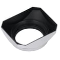thumbnail image 1 of Capucha de Lente Cuadrada, Lente de Bloqueo de Luz de aluminio de aluminio de 43 mm para lente de lente para una una longitude focal de 25 mm, 1 of 7