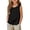 Black, variant on LIaqionyy Girls Cotton Linen Sleeveless Tank Tops Basic Summer Casual Crew Neck Blouse Breathable Loose Vest Shirts
