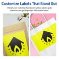 thumbnail image 4 of Avery Printable Rectangle Labels, Neon Yellow, 5" x 6", 80ct, 4 of 11