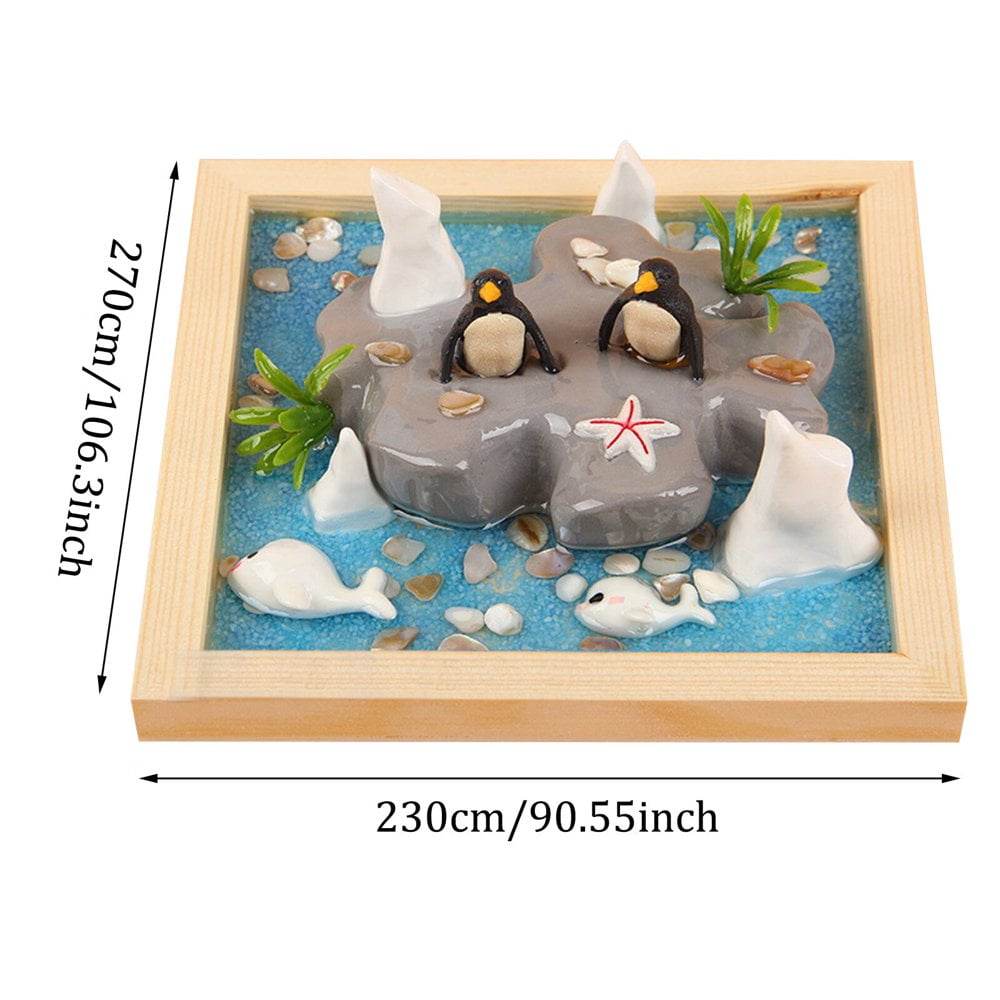 Handmade Micro Scene Little Red Riding Hood Material Kit Crystal