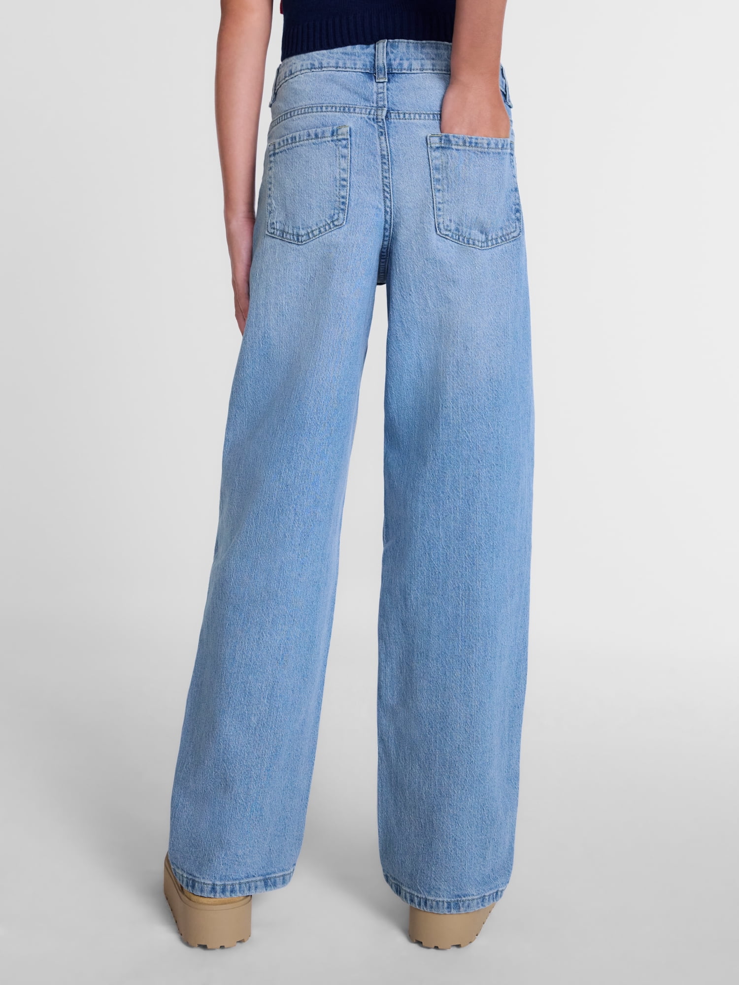 Weekend Academy Girls Baggy Straight Pant, Sizes 4-18