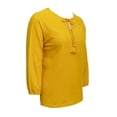 thumbnail image 3 of Blusa George Talla CH Manga al Codo con Pompón y Jareta Mostaza, 3 of 4