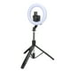 thumbnail image 4 of Anillo de luz de 8 pulgadas con soporte para trípode y soporte para teléfono, palo de Selfie con luz de relleno Bluetooth para grabación de vídeo en vivo, 4 of 8