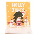 thumbnail image 3 of Greeting Card, Hot Silver Process Exquisite Textured Christmas Special Christmas Card With Envelope Sticker For Decoration For Gift A Style,B Style,C Style, 3 of 8
