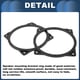 thumbnail image 4 of Adaptador de Espaciador de Altavoz Tweeter Unique Bargains para Hyundai de 6.5" 2 Pcs, 4 of 7