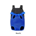 thumbnail image 4 of Youkk Sac de Transport pour Animaux Respirant Couleur Unie de Rechange Extérieur Voyage Randonnée Sac à Dos de Transport pour Animaux Accessoires Bleu TG, 4 of 6