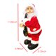 thumbnail image 4 of Papá Noel eléctrico bailando con música Papá Noel Twerks tocar la guitarra sacudir las caderas nalgas muñeco de adorno navideño, 4 of 4
