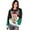 Black-rudolph & Light, variant on Women's Festive Ugly Christmas Sweater, Long Sleeve Crew Neck Pullover, M