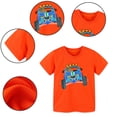thumbnail image 4 of WOLLED Baby Toddler Boys Short-Sleeve T-Shirt Kids Summer 100% Organic Cotton Tees Shirt Top for 2-8 Years Old, 4 of 11