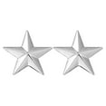 thumbnail image 4 of 2 broches clásicos de estrella para traje, cuello, solapa, ramillete, broches clásicos, insignias Plata, 4 of 9