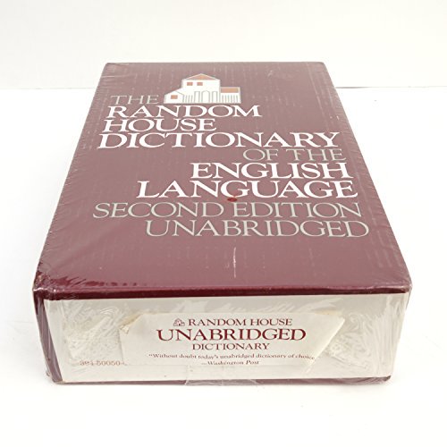 Pre-Owned The Random House Dictionary of the English Language, 2nd Edition, Unabridged, 9780394500508, 0394500504, Hardcover, 2nd edition