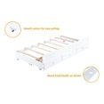 thumbnail image 6 of Bellemave Twin Size Platform Bed with Trundle and Storage Drawers Twin Captain’s Bed with Headboard and Footboard Storage Bed Frame (White), 6 of 10