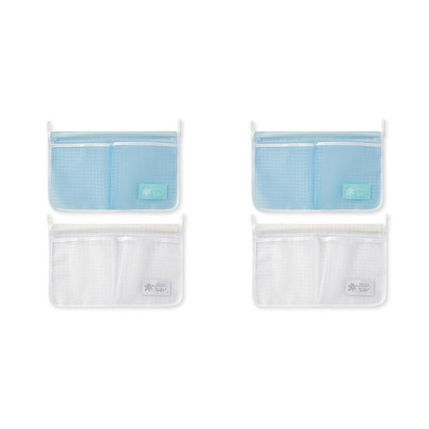 Inteprter Bolsa de malla para almacenamiento de refrigerador, organizador colgante, estante de congelador montado en la pared, herramienta de limpieza de No.03 2piezas Inteprter CBP162754