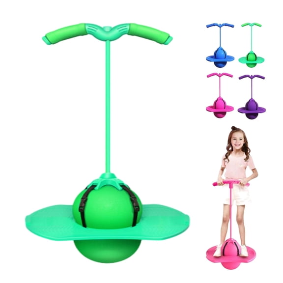 Balance Jumping Ball,Jumping Hopping Ball, Pogo Jumper With Handle And Ball Pump,Suitable For Outdoor Play, And Suitable For Both Boys And Girls