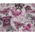 thumbnail image 4 of oneOone Polyester Lycra Pink Fabric Animals Watercolor Fabric For Sewing Printed Craft Fabric By The Yard 56 Inch Wide, 4 of 4