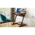 thumbnail image 2 of FITUEYES Computer Mobile Workstation Desk Table with Monitor Shelf Study Writing Desk for Small Spaces, CD307005WG, 2 of 6