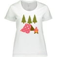 thumbnail image 3 of Inktastic Summer Camp Girls Camping Women's Plus Size T-Shirt, 3 of 5