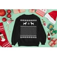 thumbnail image 5 of Old Glory Mens Chocolate Labrador Retriever Ugly Christmas Sweater Long Sleeve Sweatshirt, 5 of 5