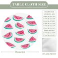 thumbnail image 3 of Watermelon Slices Summer Art Print Round Table Cover Kitchen Printed Waterproof Tablecloth Elastic Edged Tablecloth Fits Party Wedding Indoor Outdoor Tables, 3 of 8