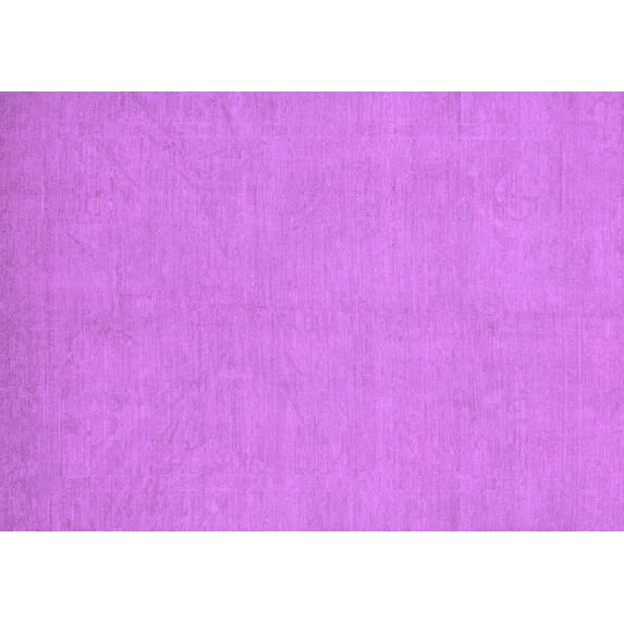 Ahgly Company Indoor Rectangle Oriental Purple Modern Area Rugs, 8' x 12'