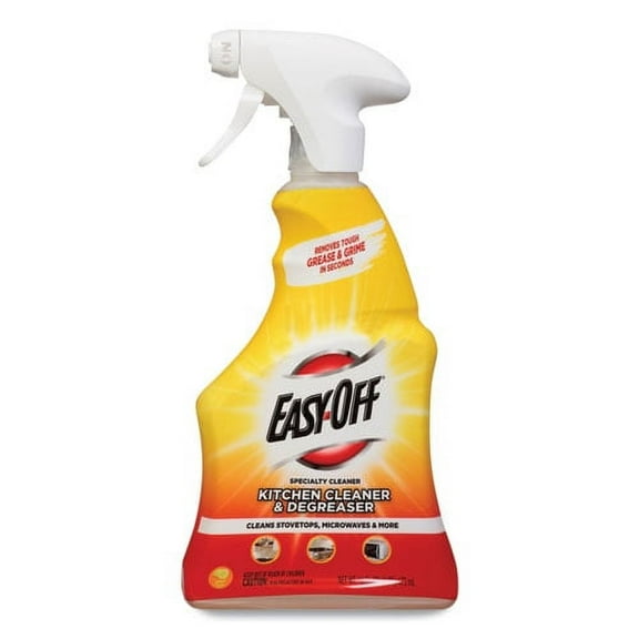 Kitchen Degreaser, Lemon Scent, 16 Oz Spray Bottle | Bundle of 5 Each
