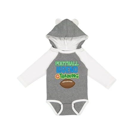 

Inktastic Football Legend in Training Gift Baby Boy Long Sleeve Bodysuit