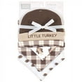 thumbnail image 2 of Hudson Baby Infant Boy Cotton Bib and Caps Set 5pk, Boy Turkey, One Size, 2 of 2