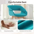 thumbnail image 6 of ivinta Dining Chairs Set of 2, Fabric Mid-Century Upholstered Kitchen Chairs for Dining room, Light Green, 6 of 9