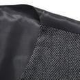 thumbnail image 6 of Hvyesh Men's Suit Vest Classic Double Breasted Business Suit Vests for Men Slim Fit Solid Wedding Dress Waistcoat V-Neck Formal Dress Waistcoat, 6 of 9