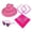 31#Pink, variant on 4Pcs Western Cowboy Hat & Paisley Bandana Accessory Set Lightweight Farmer Style Hat for Men Women Carnival Halloween Cosplay Fancy Dress Party Brown One Size