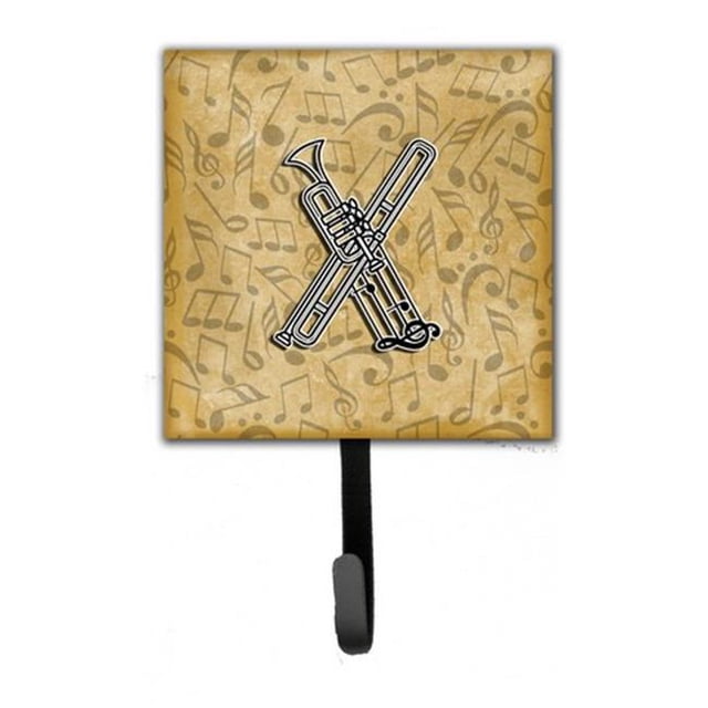 Letter X Musical Instrument Alphabet Leash & Key Holder