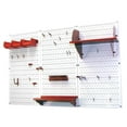thumbnail image 2 of 4ft Metal Pegboard Standard Tool Storage Kit - White Toolboard & Red Accessories, 2 of 7