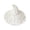 3.9x6.3 Inch Hat White, variant on THOPBPRK 1Pack Hat for Ghost Pumpkin Ornaments, Ghost Pumpkin Lid, Autumn Fall Halloween Decorations, 3.9x6.3 Inch Black