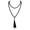BN-0084-Black, variant on Long Bohemian Hand Knotted Stone Beaded Tassel Necklace for Women Statement Jewelry Gift