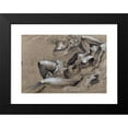 thumbnail image 2 of Jonas Umbach 24x18 Black Modern Framed Museum Art Print Titled - Cupid and Psyche (1640), 2 of 5