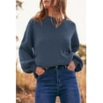 thumbnail image 2 of PRETTYGARDEN Women's Oversized Sweaters Sleeve Crew Neck Jumper Tops Chunky Knit Pullover Sweater, 2 of 6