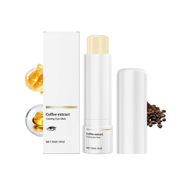 Crema para ojos en barra para aclarar ojeras, reafirma, combate arrugas, reduce ojeras y líneas finas, ilumina, hidrata, repara y aclara manchas, 5 g