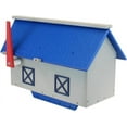 thumbnail image 4 of AmishToyBox.com Mailbox, Post Mount, Made with Weather-Proof Poly Lumber, UV-Resistant, Blue and Light Gray, 4 of 6