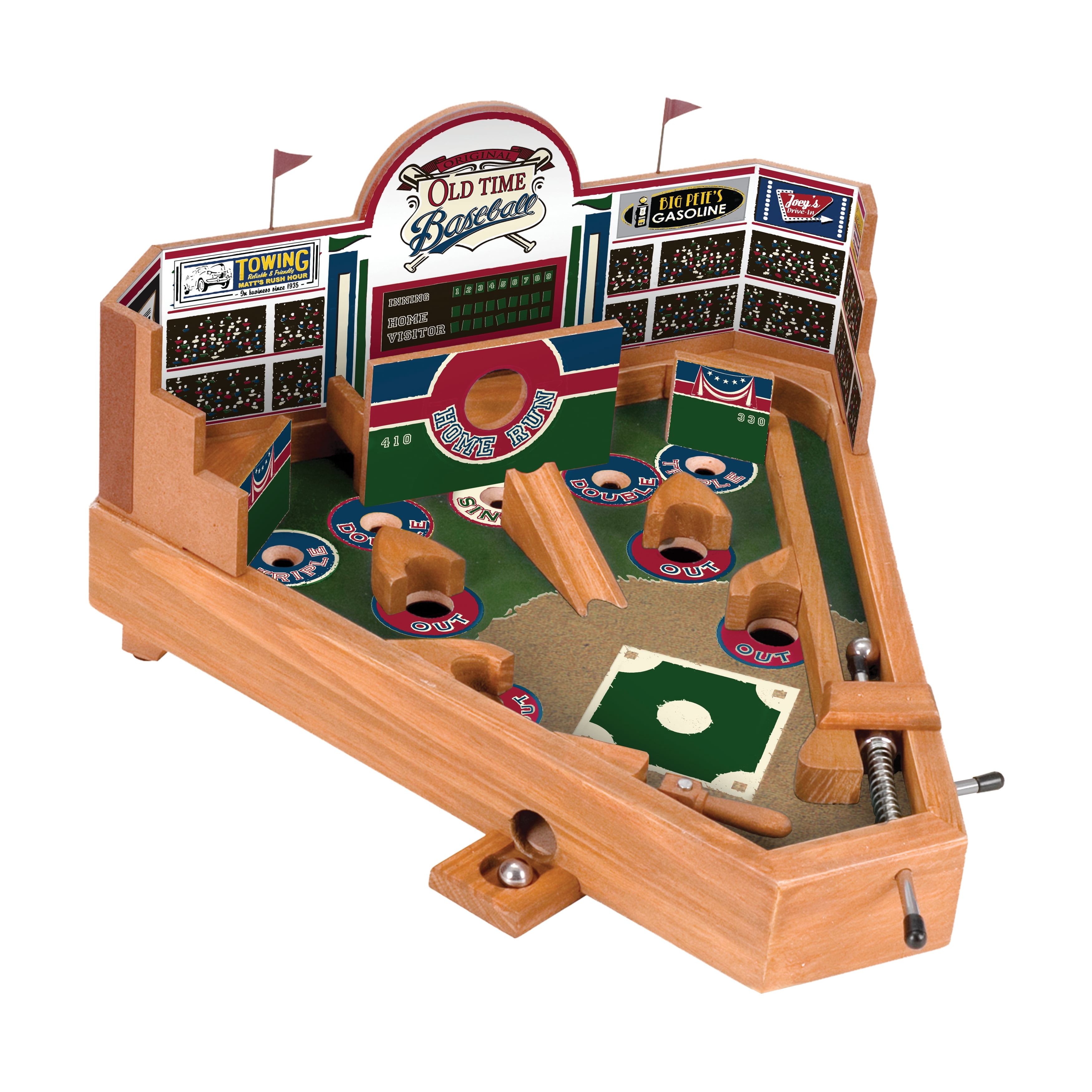 US輸入雑貨 OLDCENTURY CLASSIC BASEBALL 木製野球盤 Old-Time Baseball Board Game, by Front Porch Classics - Walmart.com