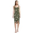 thumbnail image 5 of No Boundaries Juniors Sleeveless Midi Wrap Dress, 5 of 5